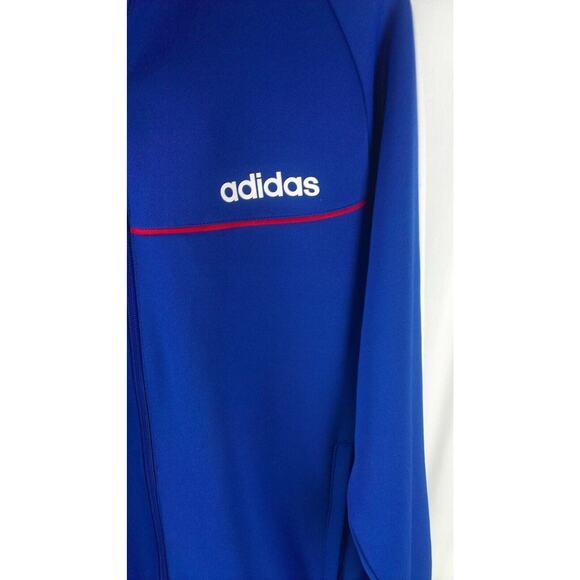 FRANCE ADIDAS TRACK TOP SOCCER JACKET WORLD CUP COOL MESH FRANCE BACK MEN'S M - Picture 3 of 3